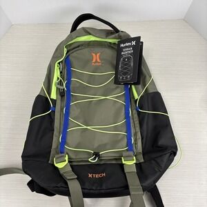Hurley Terrain Backpack  Neon Laptop Pocket 15" Water Resistant Neon  MSRP $85